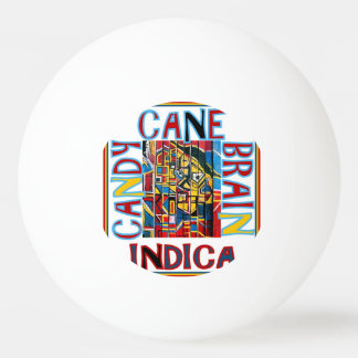 CANDY CANE BRAIN INDICA TISCHTENNISBALL