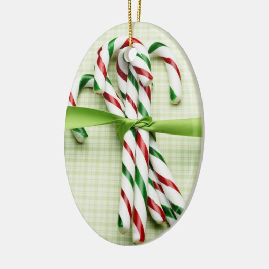 Candy Cane Bundle Keramikornament (Links)