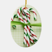Candy Cane Bundle Keramikornament (Vorne)