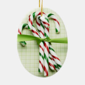 Candy Cane Bundle Keramikornament (Hinten)