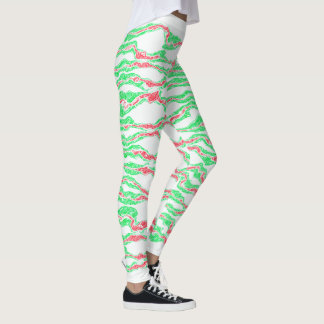 Candy Cane Camouflage Leggings