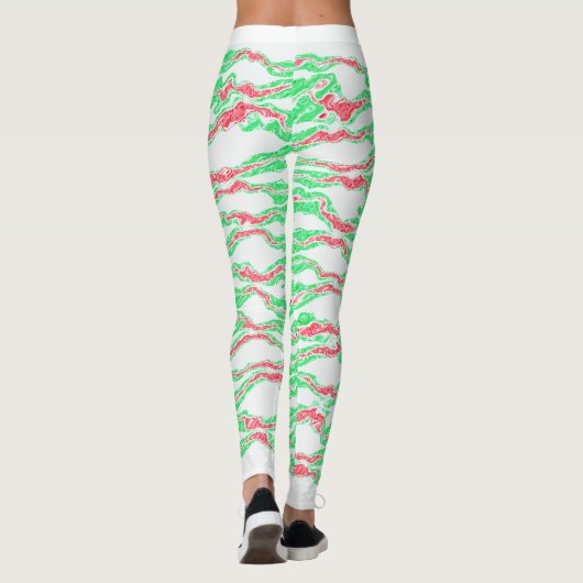Candy Cane Camouflage Leggings (Rückseite)