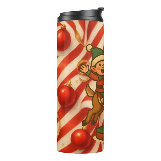 Candy Cane Carousel Thermosbecher (Nach links gedreht)