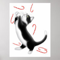 Candy Cane Cat Toys drucken