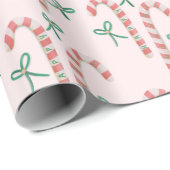Candy Cane Cheer Geschenkpapier (Rolleneckpunkt)