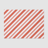 Candy Cane Chorus-Big Stripe Diagonal Seidenpapier (Vorderseite)
