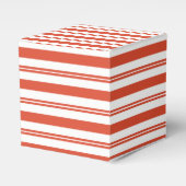 Candy Cane Chorus-Big Stripe Horizonal Gift Box Geschenkschachtel (Vorderseite)