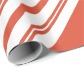 Candy Cane Chorus-Stripe-Diagonal Geschenkpapier (Rolleneckpunkt)