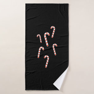 Candy Cane Christmas Badehandtuch
