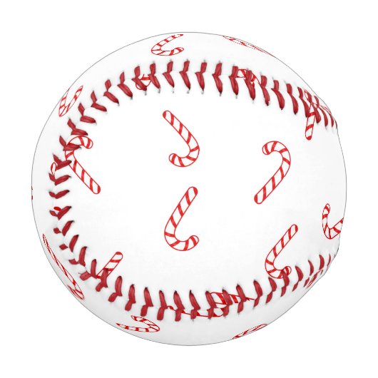 Candy Cane Christmas Baseball (Vorderseite Links)