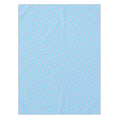Candy Cane Christmas Blue Tischdecke (Vorderseite)