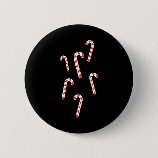 Candy Cane Christmas Button (Vorderseite)