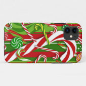 Candy Cane Christmas Case-Mate iPhone Hülle (Rückseite (Horizontal))
