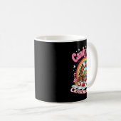 Candy Cane Christmas Crew House Candy Security Can Kaffeetasse (VorderseiteRechts)