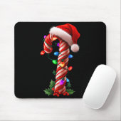 Candy Cane Christmas Design Boys Girls Kids Adults Mousepad (Mit Mouse)