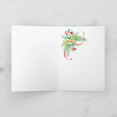 Candy Cane Christmas Feiertagskarte (Innenseite)