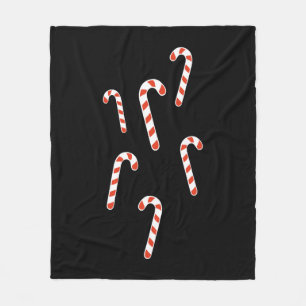 Candy Cane Christmas Fleecedecke