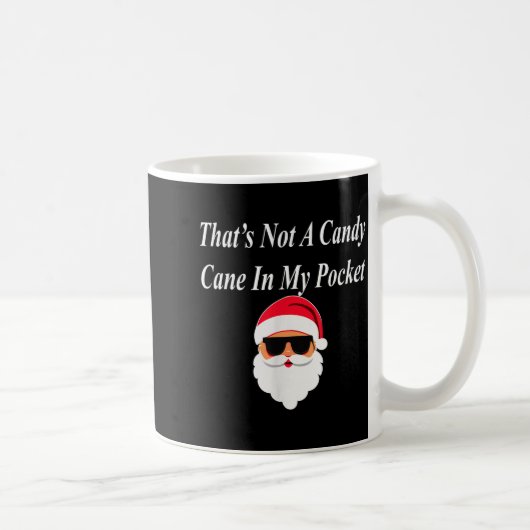 Candy Cane Christmas Funny Naughty Dirty Raunchy G Kaffeetasse (Rechts)