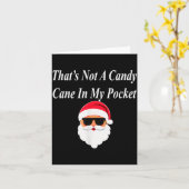 Candy Cane Christmas Funny Naughty Dirty Raunchy G Karte (Gelbe Blume)