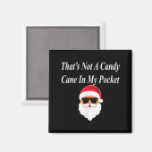 Candy Cane Christmas Funny Naughty Dirty Raunchy G Magnet (Vorderseite/Rückseite)
