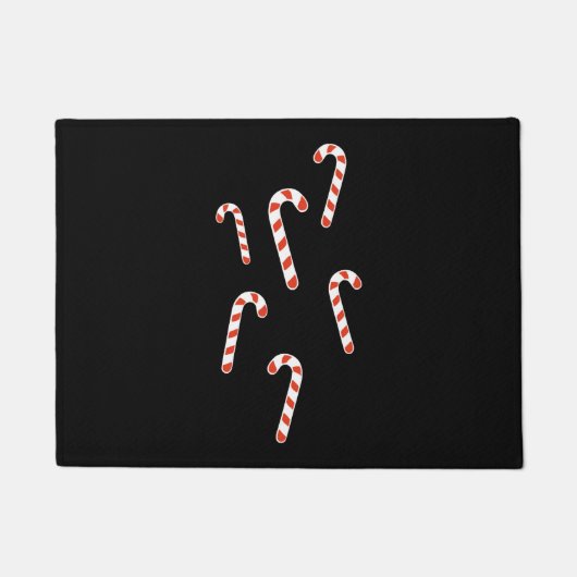 Candy Cane Christmas Fußmatte (Vorderseite)