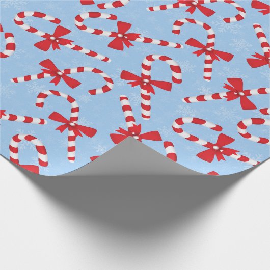 Candy Cane Christmas Geschenkpapier (Ecke)