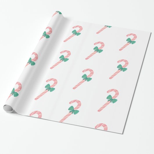Candy Cane Christmas Geschenkpapier (Ungerollt)