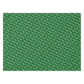 Candy Cane Christmas Green Tischdecke (Vorderseite (Horizontal))