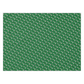 Candy Cane Christmas Green Tischdecke (Vorderseite (Horizontal))