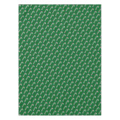 Candy Cane Christmas Green Tischdecke (Vorderseite)