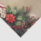 Candy Cane Christmas Holiday Tissue Paper Seidenpapier (Detail)