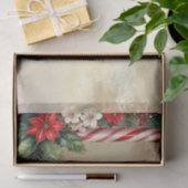 Candy Cane Christmas Holiday Tissue Paper Seidenpapier (Geschenk)