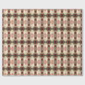 Candy Cane Christmas Holiday Wrapping Paper Geschenkpapier (Flach)