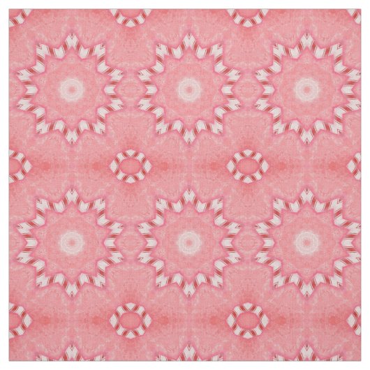 Candy Cane Christmas Kaleidoscope Pattern Fabric Stoff (Muster)