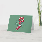 Candy Cane Christmas Karte (Vorderseite)