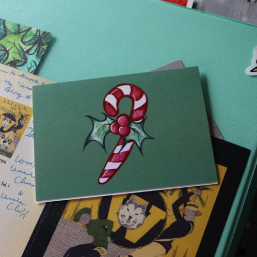 Candy Cane Christmas Karte