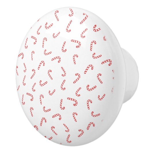 Candy Cane Christmas Keramikknauf (Rechts)