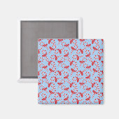 Candy Cane Christmas Magnet (Vorderseite/Rückseite)