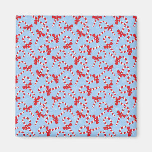 Candy Cane Christmas Magnet