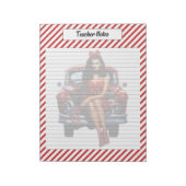 Candy Cane Christmas Notizblock (Rotiert)