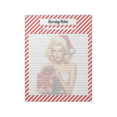 Candy Cane Christmas Notizblock (Rotiert)