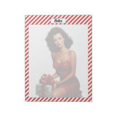 Candy Cane Christmas Notizblock (Rotiert)