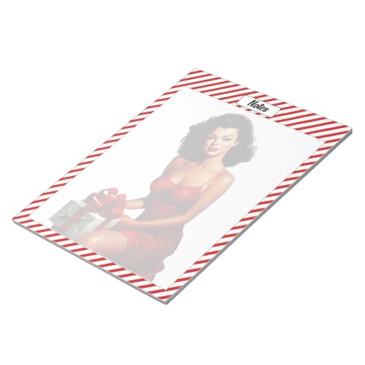 Candy Cane Christmas Notizblock (angewinkelt)