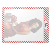 Candy Cane Christmas Notizblock (Vorderseite)