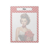 Candy Cane Christmas Notizblock (Rotiert)