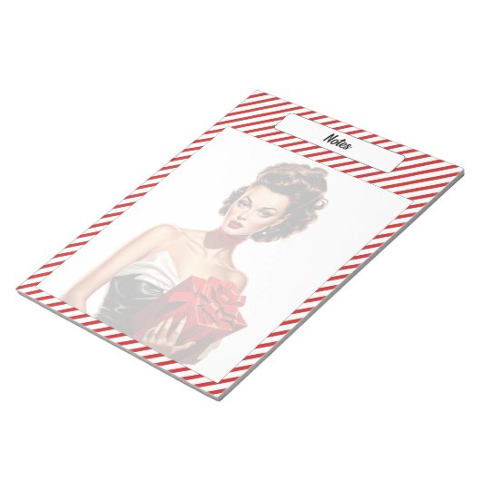 Candy Cane Christmas Notizblock (angewinkelt)
