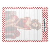 Candy Cane Christmas Notizblock (Vorderseite)