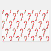 Candy Cane Christmas Pattern Geschenkpapier Set (Vorderseite 2)
