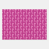Candy Cane Christmas Red Geschenkpapier Set (Vorderseite 3)