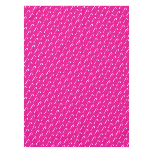 Candy Cane Christmas Red Tischdecke (Vorderseite)